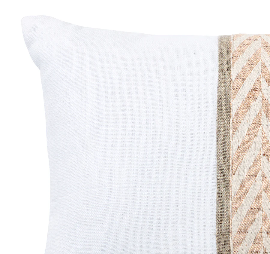 Allesia Linen Stripe 30x50cm Filled Cushion - Image 2