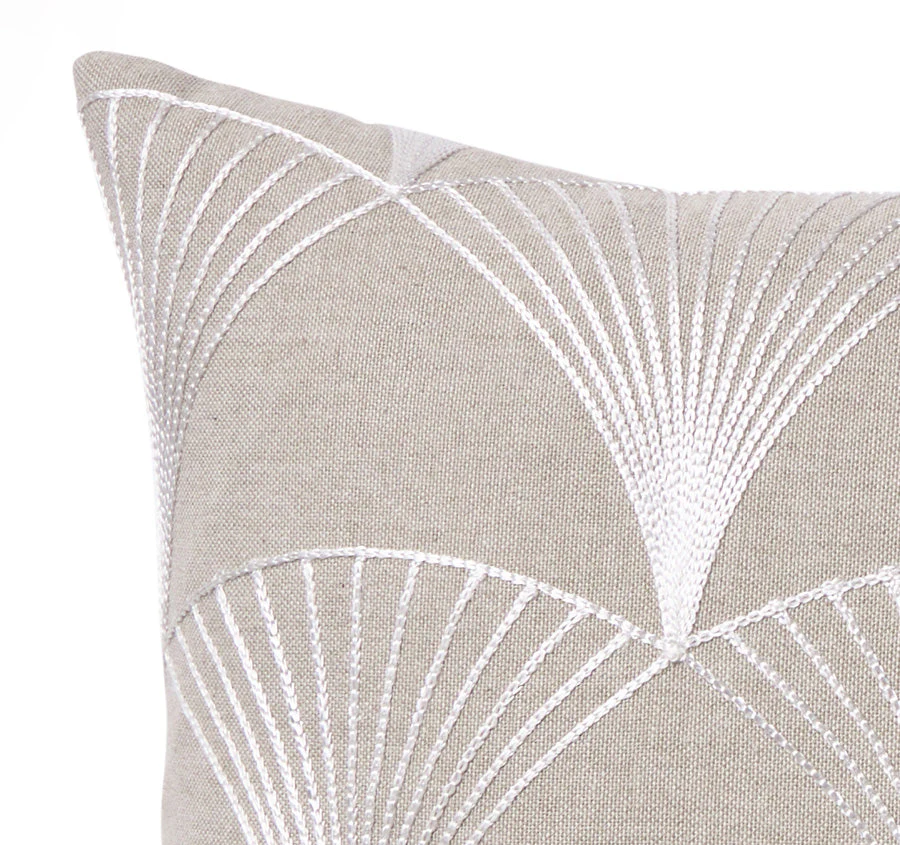 Clam Shell 30x50cm Filled Cushion Sand - Image 2