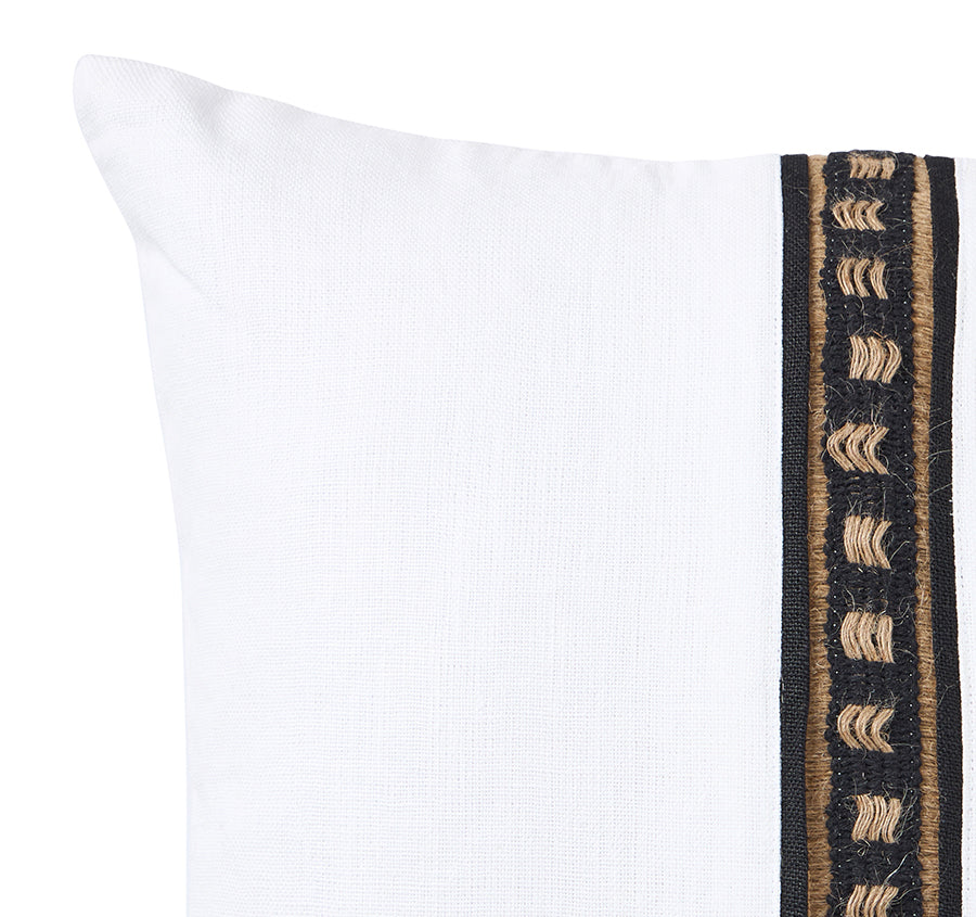 Kai Linen Blanc 50x50cm Filled Cushion - Image 2