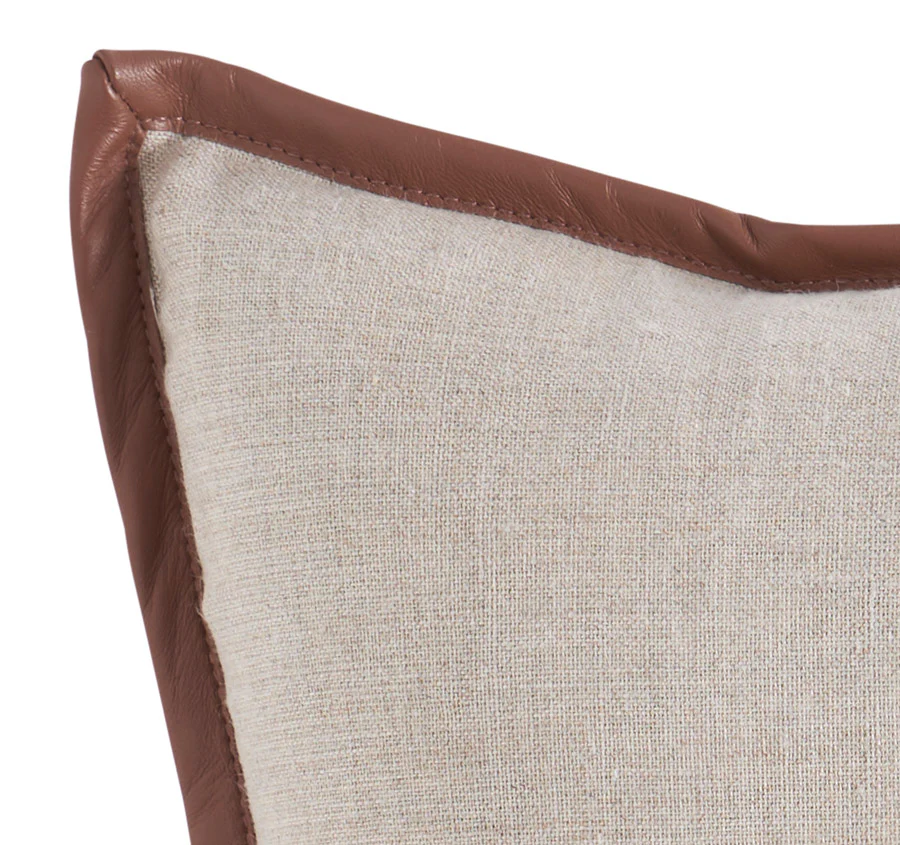 Linen Montana 50x50cm Filled Cushion Sand - Image 2