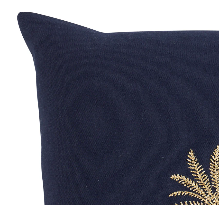 Royal Navy Palm 30x50cm Filled Cushion - Image 2
