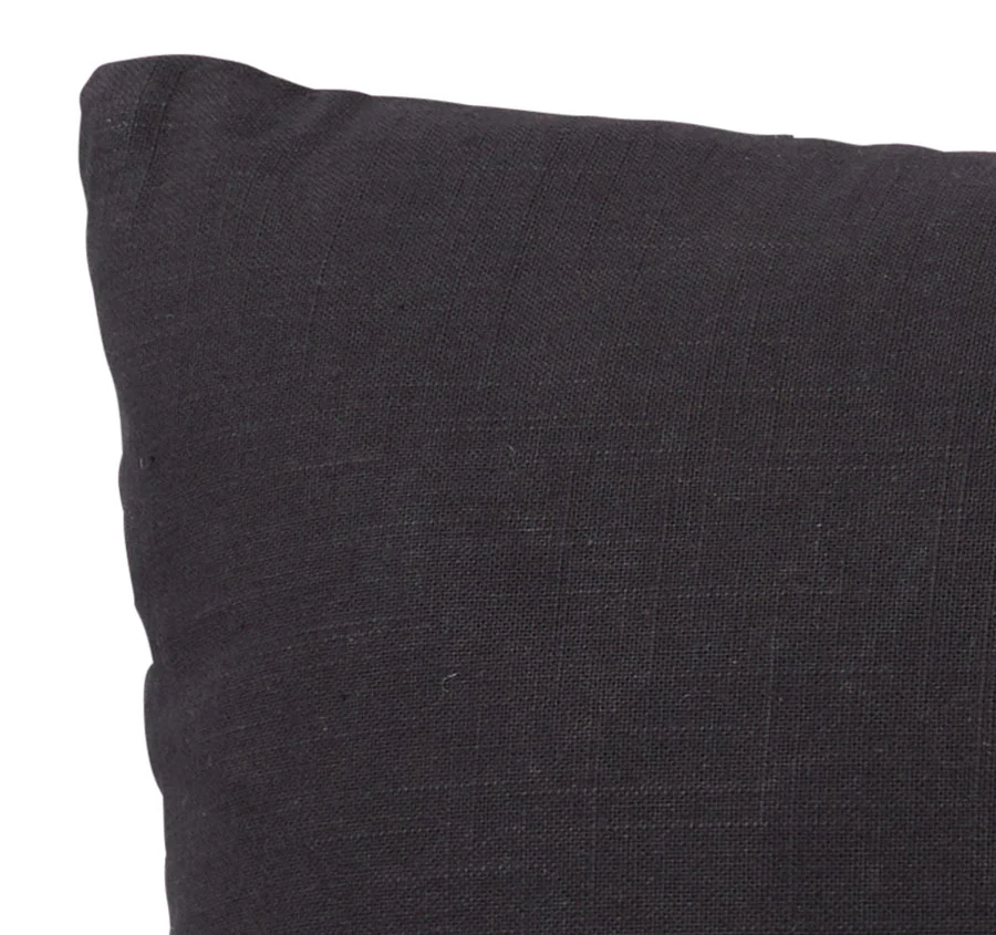 Tassel Chic 50x50cm Cushion Black - Image 2
