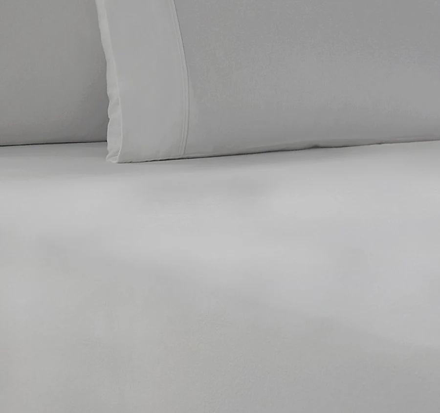 Egyptian Cotton Flannelette Mega Fitted Sheet Combo Range Ash - Image 2