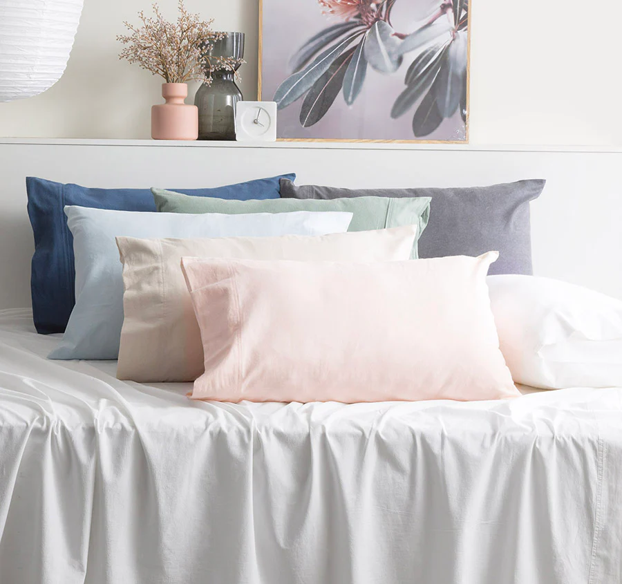 Egyptian Cotton Flannelette Mega Fitted Sheet Combo Range Snowy - Image 3