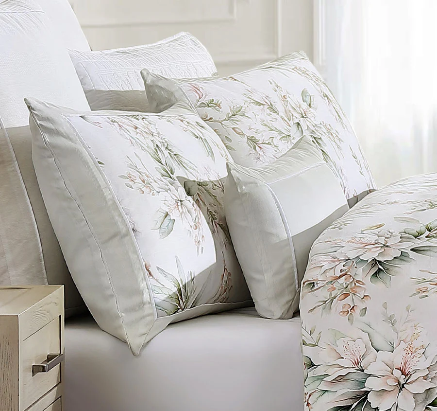 Amandaline Quilt Cover Set Range Ivory - Image 6