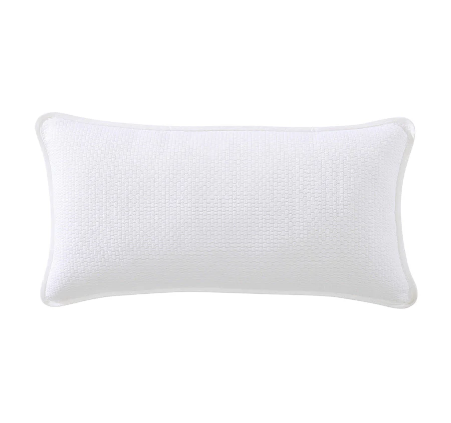 Cornell 30x60cm Filled Cushion White