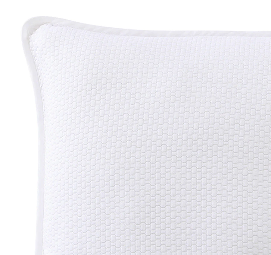 Cornell 41x41cm Filled Cushion White - Image 2