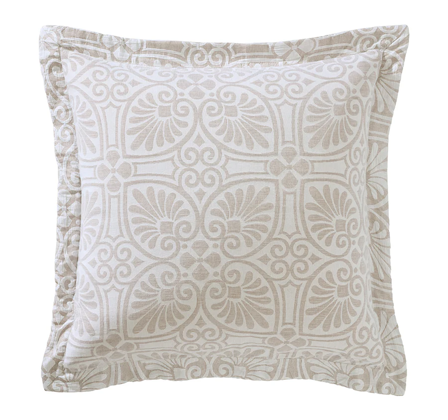 Dakota European Pillowcase Stone