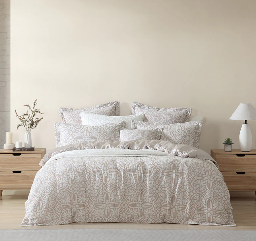 Dakota Quilt Cover Set Range Stone - Image 6