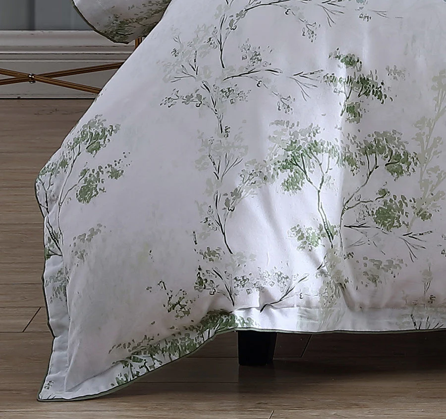 Flinders Quilt Cover Set Range Sage - Image 3