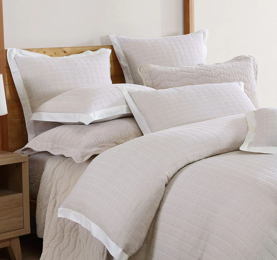 Kingston Quilt Cover Set Range Stone - Image 5