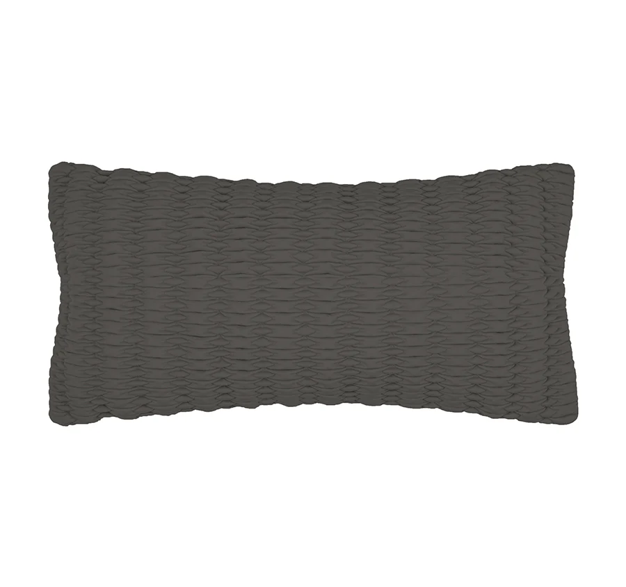 Loxton 30x65cm Filled Cushion Charcoal