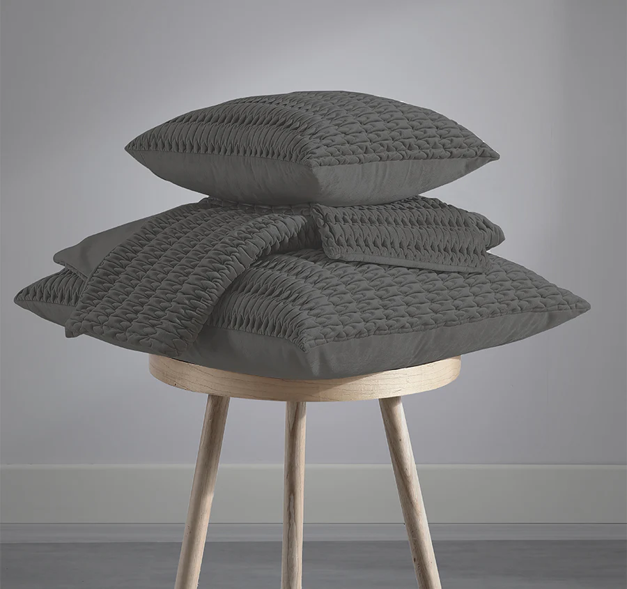 Loxton 30x65cm Filled Cushion Charcoal - Image 3
