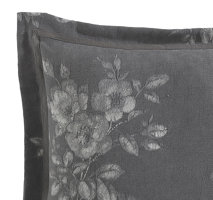 Maisey 45x45cm Filled Cushion Charcoal - Image 2