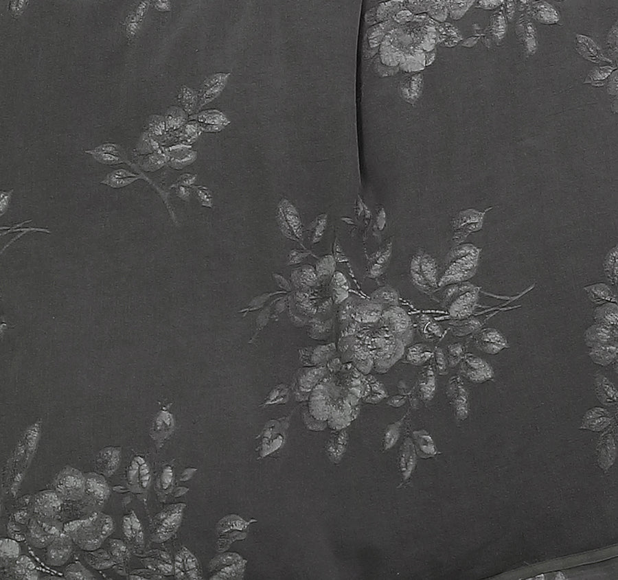 Maisey Quilt Cover Set Range Charcoal - Image 2