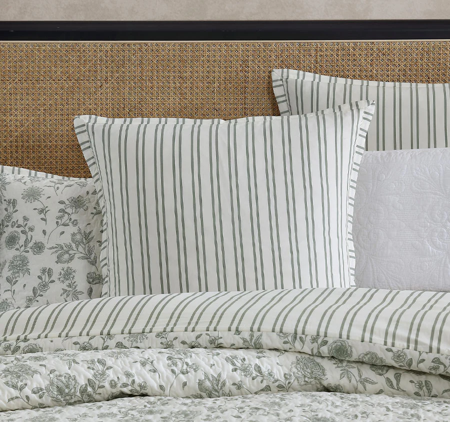 Martha's Orchard European Pillowcase Sage - Image 3