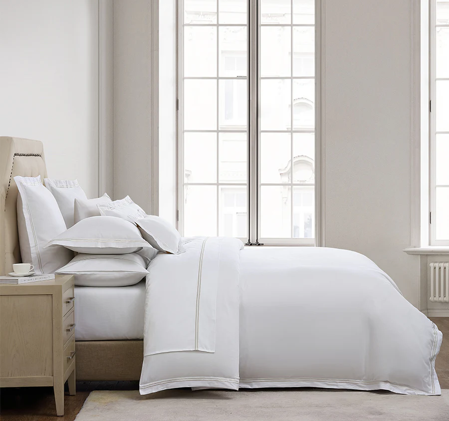 Santiago Quilt Cover Set Range Stone - Image 5