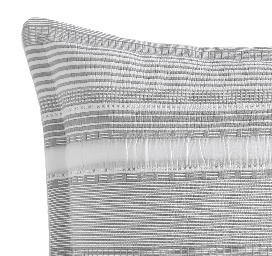 Sinclair European Pillowcase Silver - Image 2