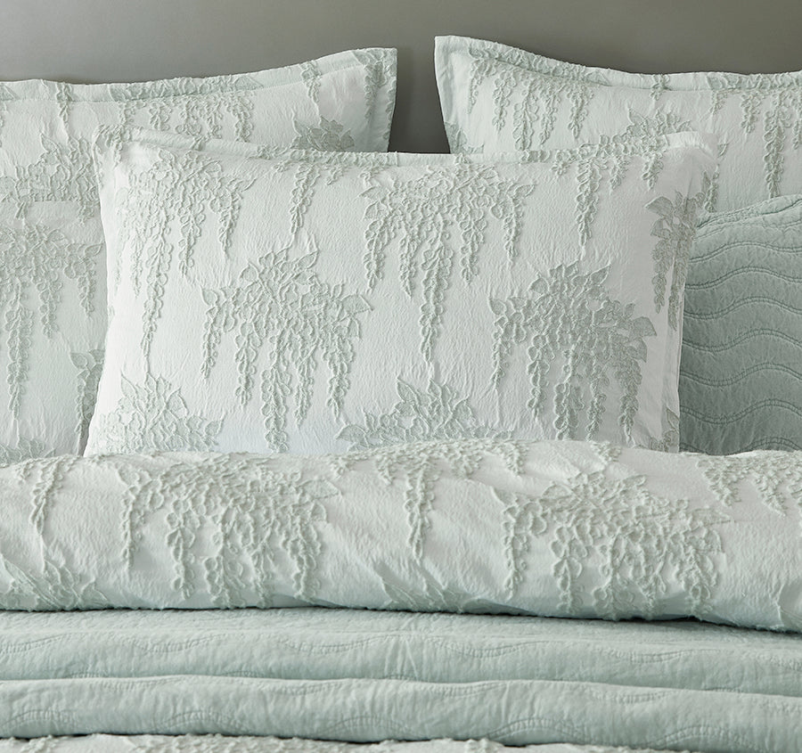Wisteria Quilt Cover Set Range Sage - Image 4