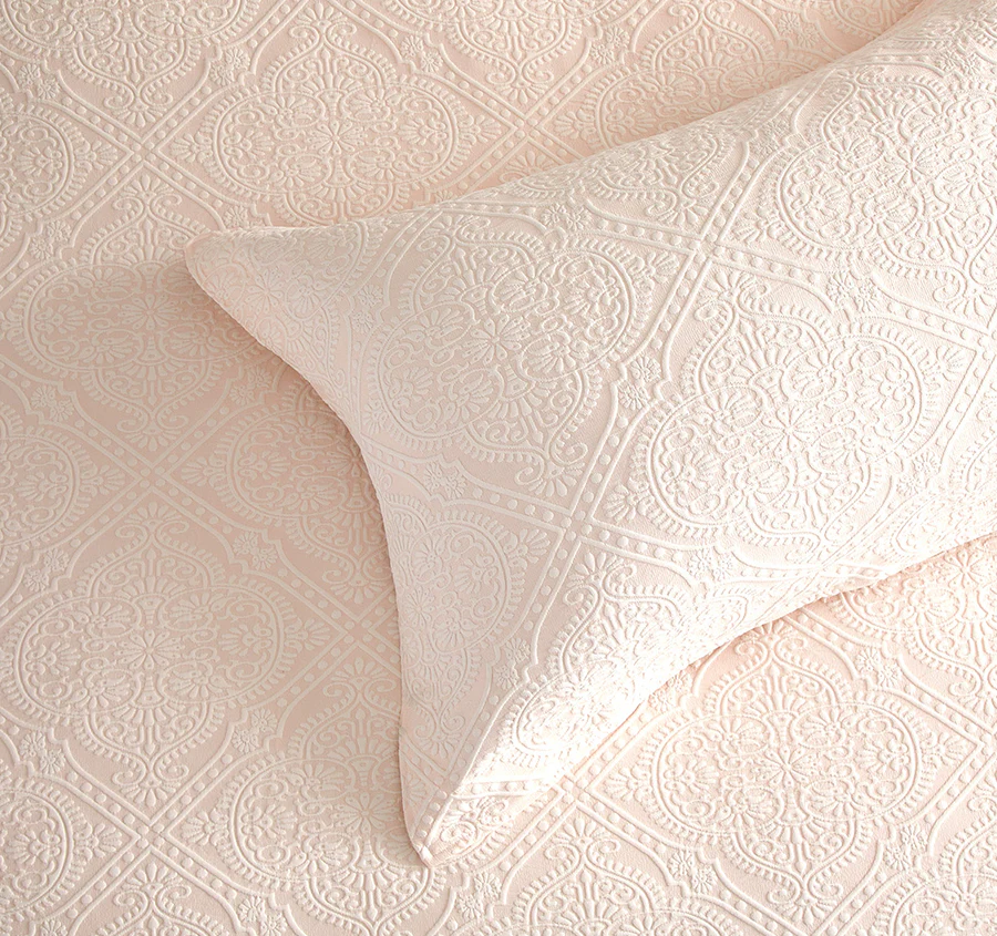 Bella Quilt Cover Set Range Blush - Image 4