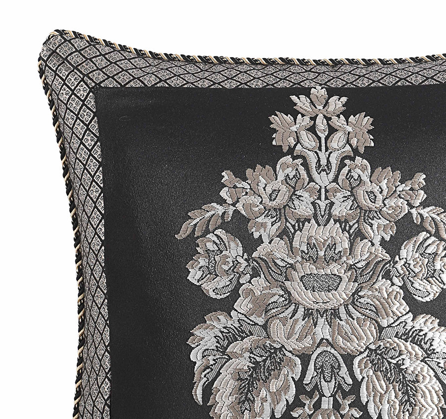 Greta 45x45cm Filled Cushion Black - Image 2