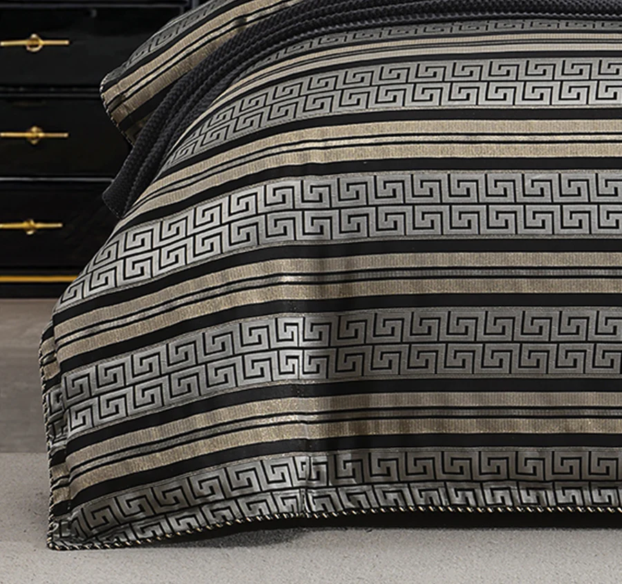 Mayana Quilt Cover Set Range Black - Image 3