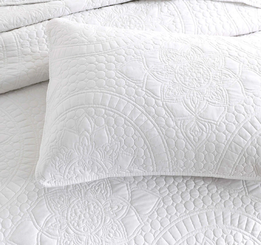 Asher Coverlet Set Range White - Image 4
