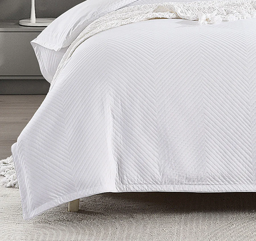 Atlantis Quilt Cover Set Range White - Image 3