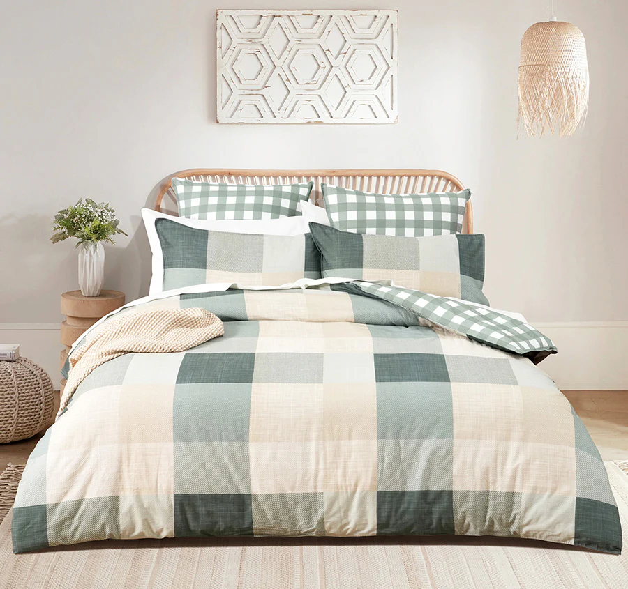 Cooper Checks Quilt Cover Set Range