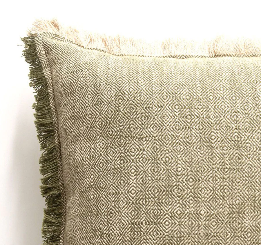 Franco 50x50cm Filled Cushion Olive - Image 2