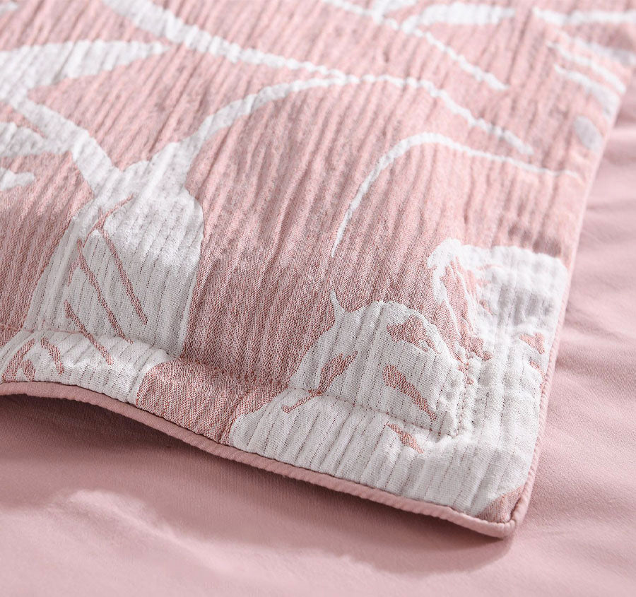 Palm Tree Quilt Cover Set Range Clay - Image 2