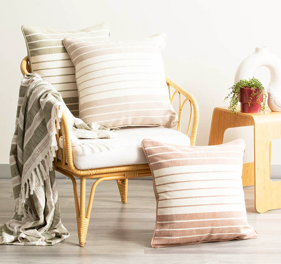 Palma 50x50cm Filled Cushion Nude - Image 4