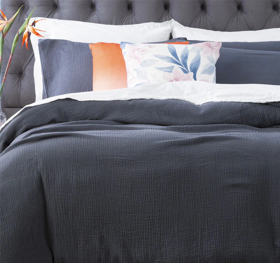 Solana Quilt Cover Set Range Blue - Image 4