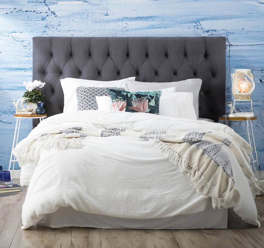 Solana Quilt Cover Set Range White