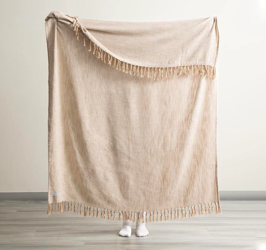 Surrey 130x170cm Throw Rug Natural
