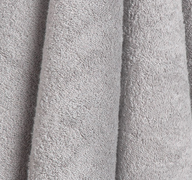 Vida Organic 630GSM Cotton Bath Towel Range Silver - Image 2