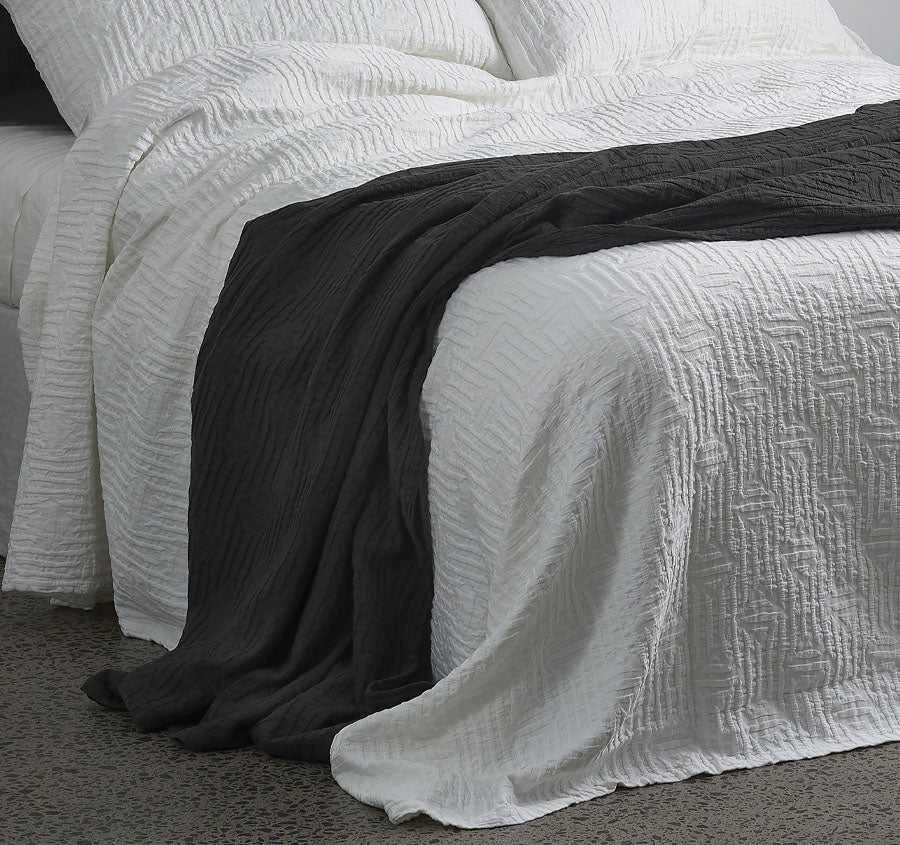 Capsule Coverlet Set White - Image 5