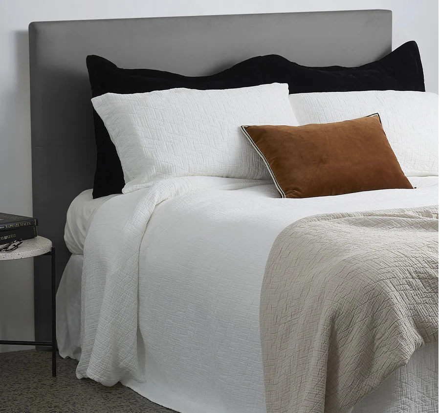 Roma Bedspread Set Range White - Image 4