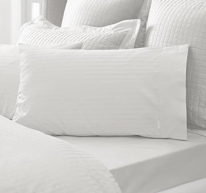 Millennia 1200THC King Pillowcase Pair Snow