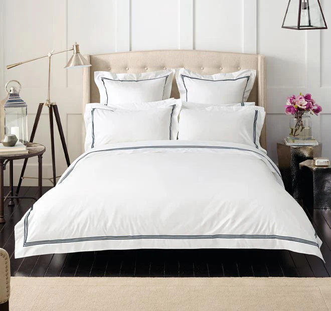 Palais 1200THC Tailored Standard Pillowcase Midnight - Image 3
