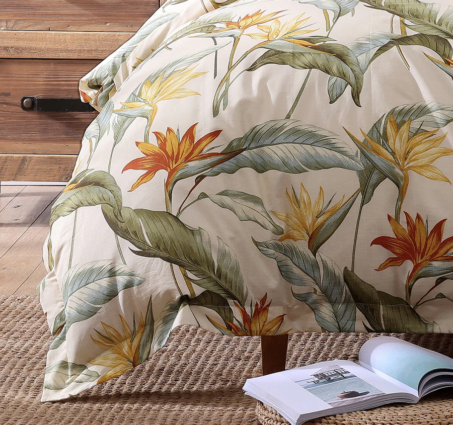 Birds Of Paradise Quilt Cover Set Range Ivory - Image 3