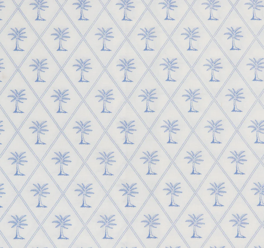 Diamond Palm Sheet Set Range Breeze Blue - Image 2