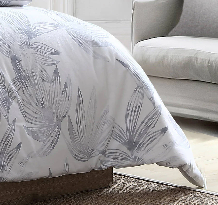 Kayo Quilt Cover Set Range Pelican Grey - Image 3