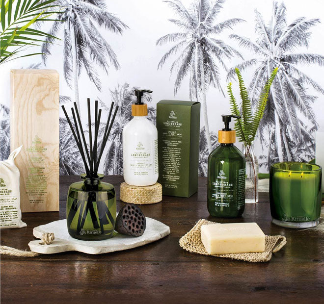 Flourish Organics 220ml Diffuser Set Lemongrass - Image 3