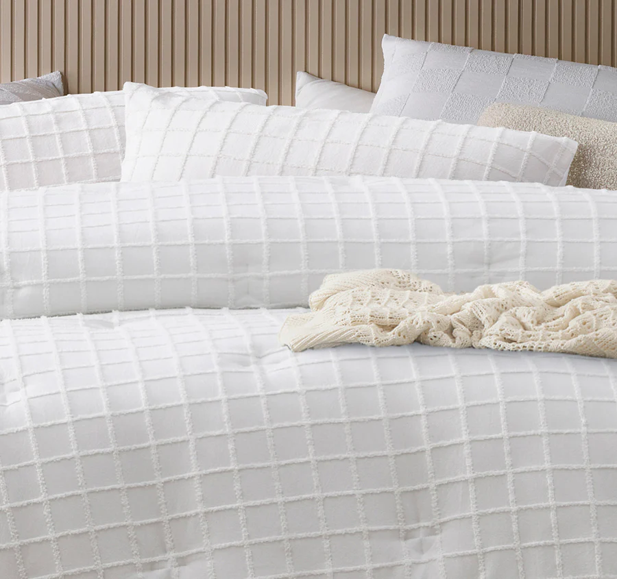 Parquet Comforter Set Range White - Image 4