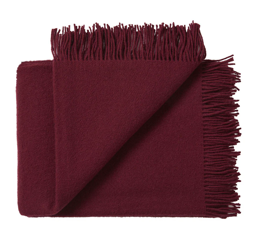 Nevis 130x200cm Throw Rug Rhubarb
