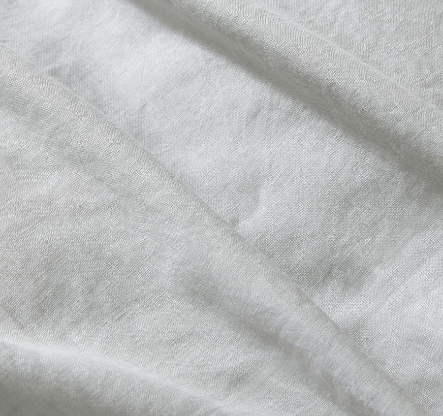 Ravello Linen Quilt Cover Range Silver - Image 2