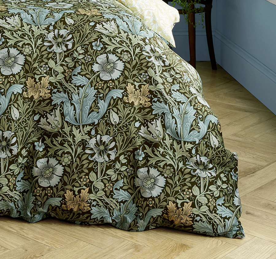 Compton Quilt Cover Set Range Olive Green - Image 3